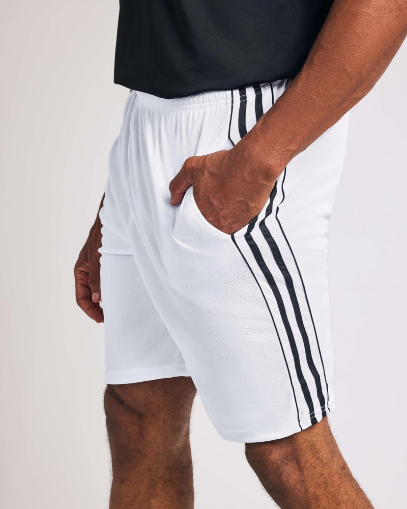 REALESSENTIALS Real Essentials 5 Pack: Menâ€™s 9" Mesh Shorts â€“ Athletic Gym, Workout, Basketball, Running, Casual Lounge Activewear Pockets, Set 6,L - Image 5